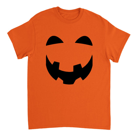 Pumpkin Heavyweight Unisex Crewneck T-shirt