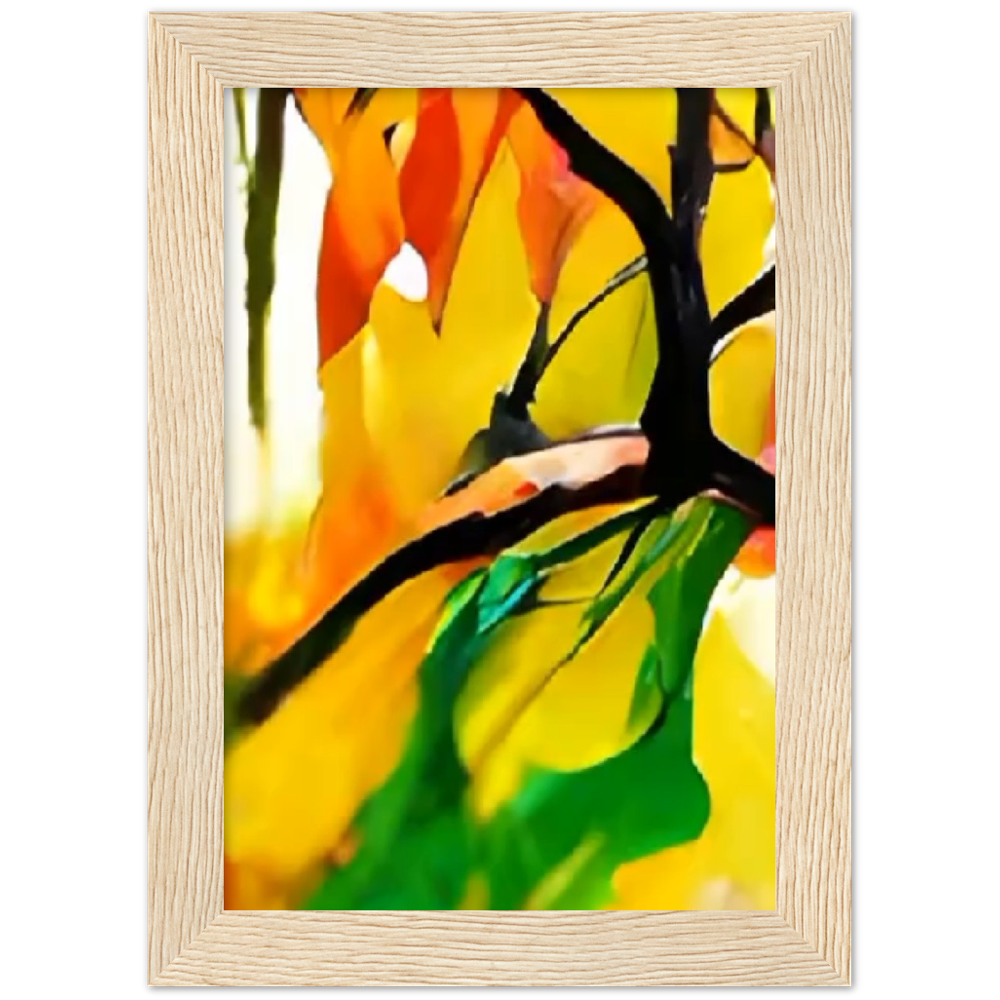 Autumn Day Premium Matte Paper Wooden Framed Poster