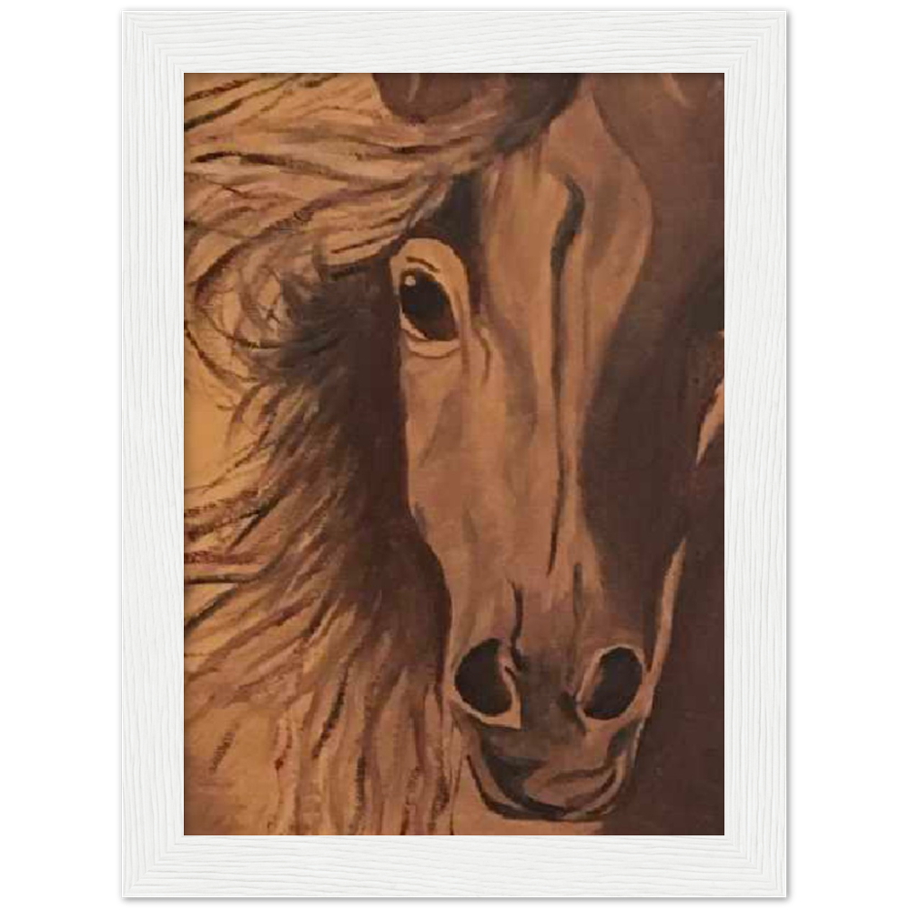 Horse Premium Matte Paper Wooden Framed Poster