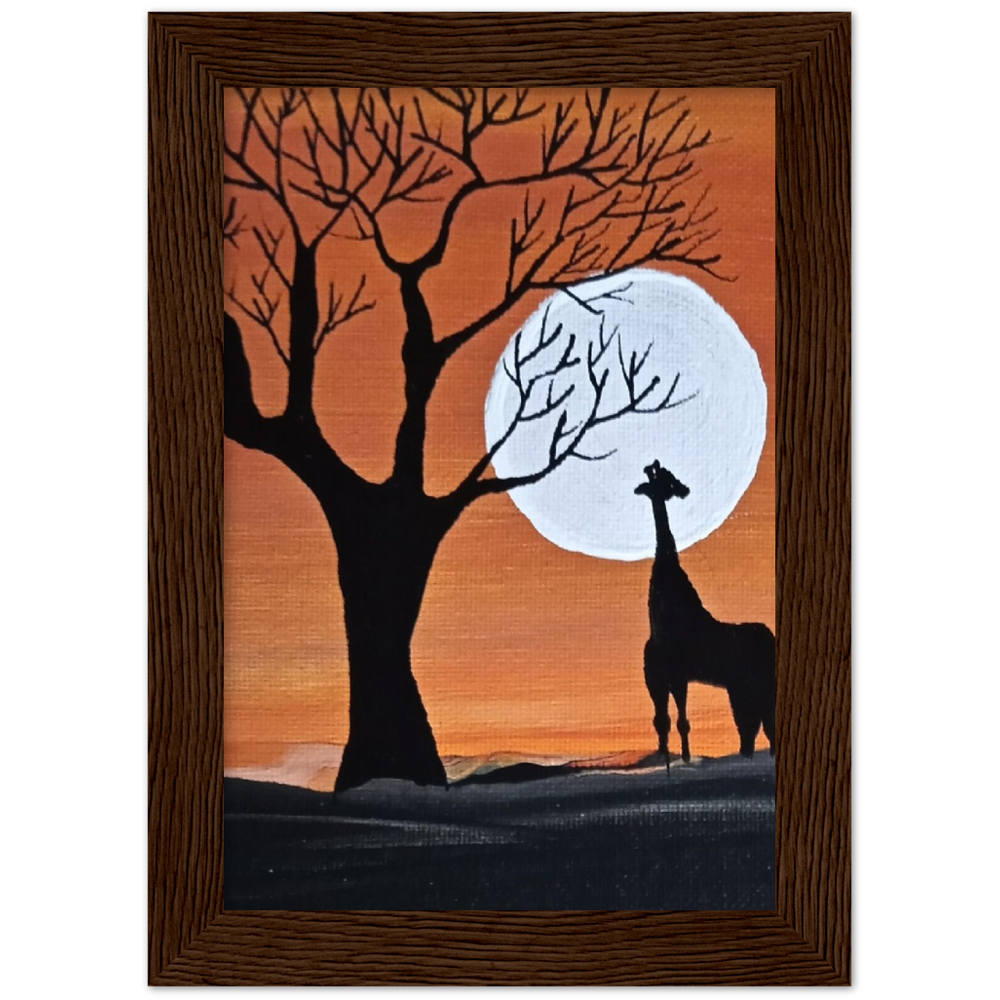 Dusk Premium Matte Paper Wooden Framed Poster