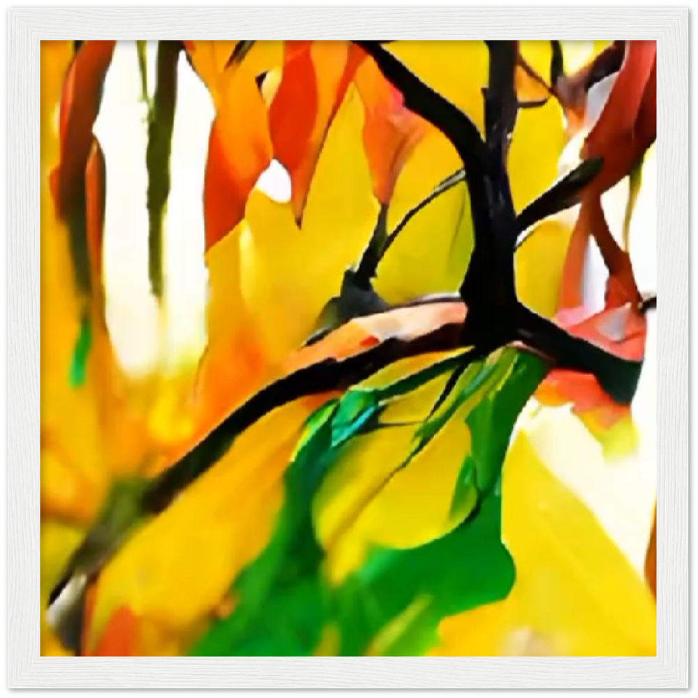 Autumn Day Premium Matte Paper Wooden Framed Poster