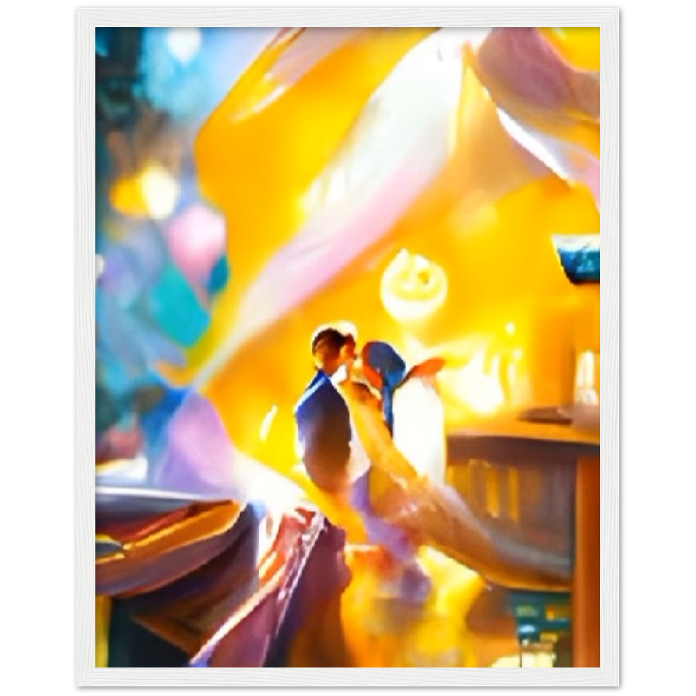 First Dance Premium Matte Paper Wooden Framed Poster