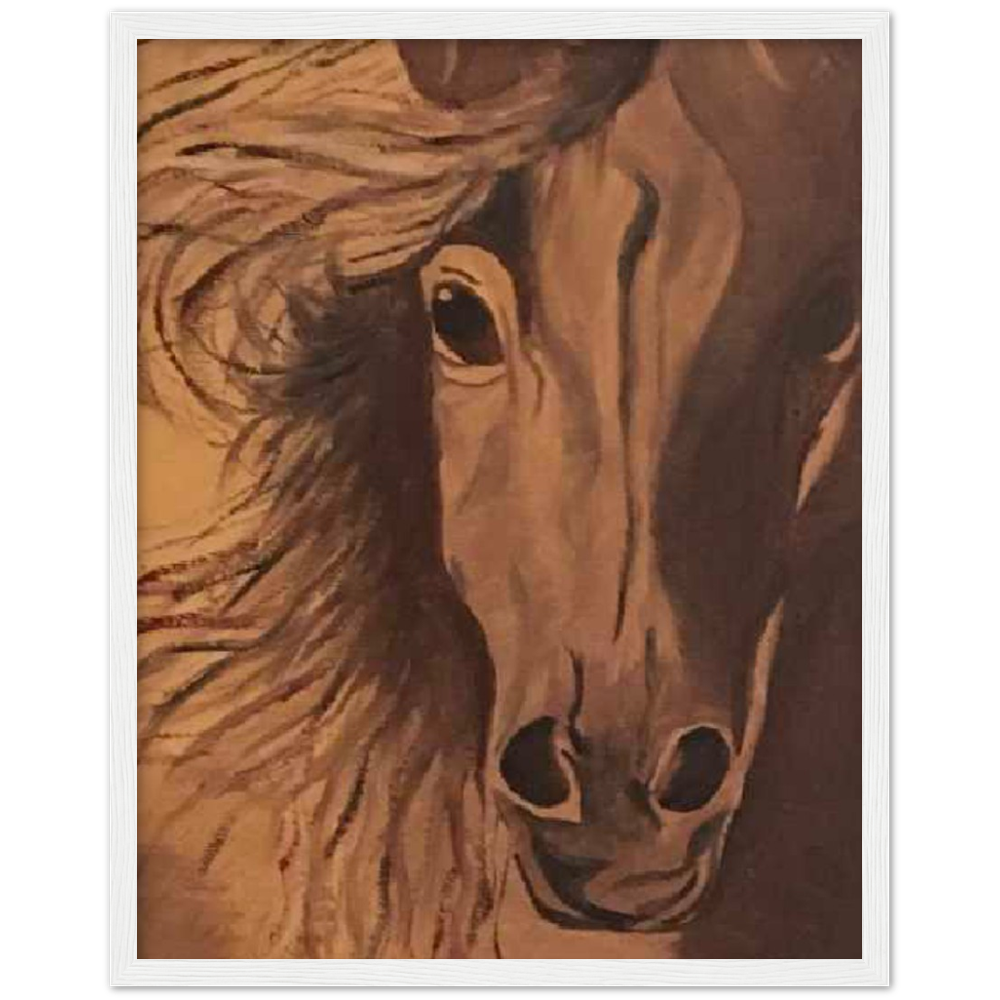 Horse Premium Matte Paper Wooden Framed Poster