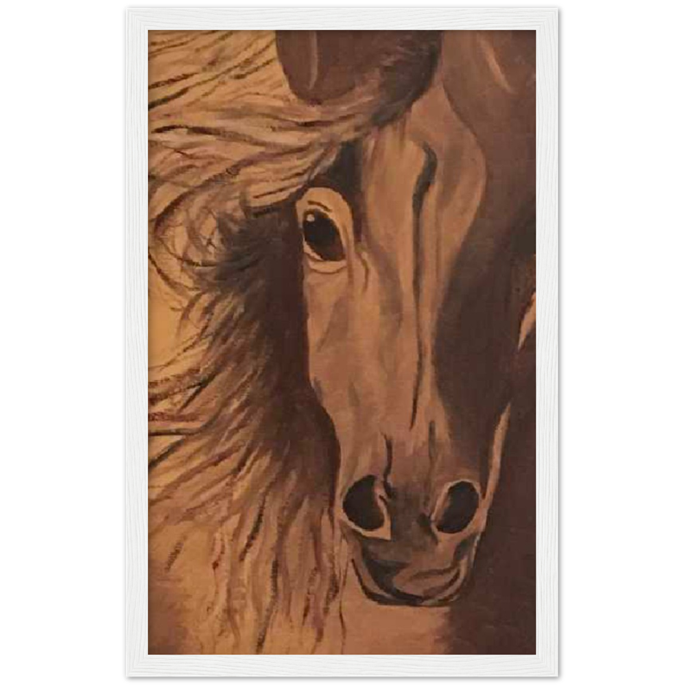 Horse Premium Matte Paper Wooden Framed Poster