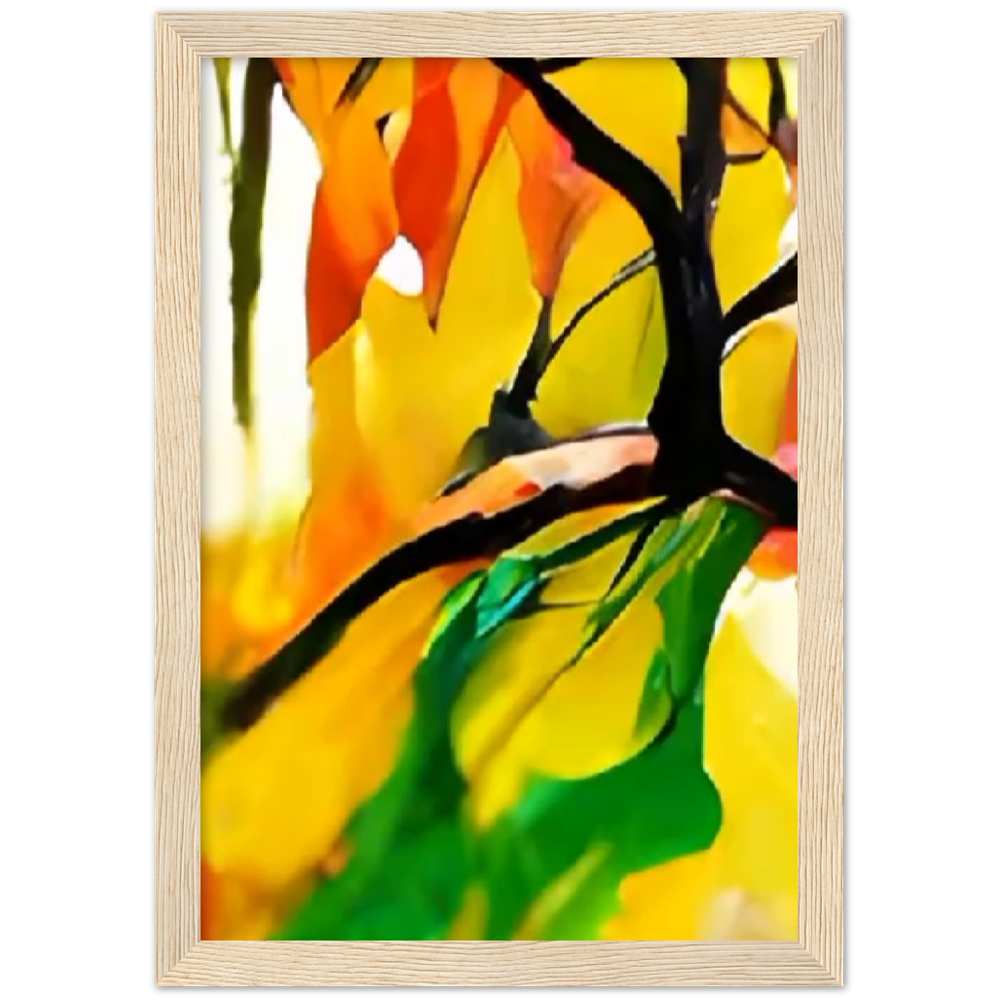 Autumn Day Premium Matte Paper Wooden Framed Poster