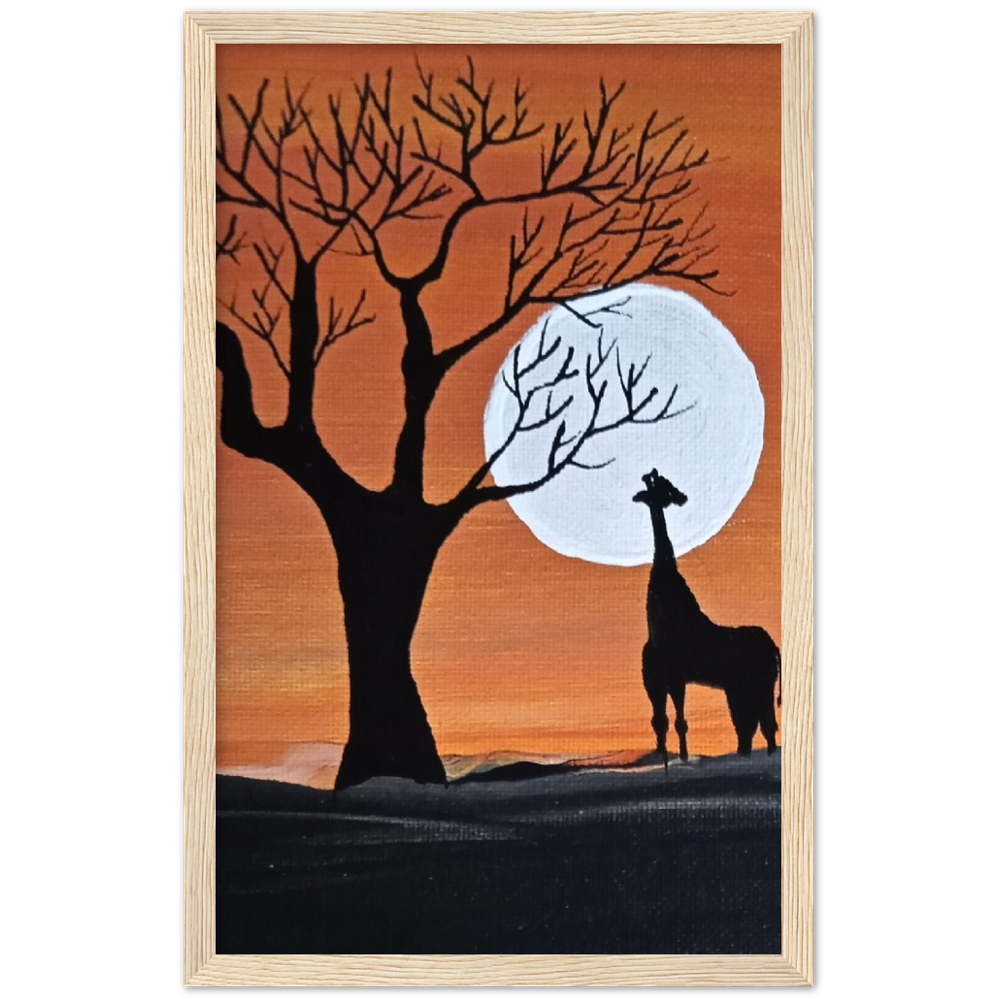 Dusk Premium Matte Paper Wooden Framed Poster