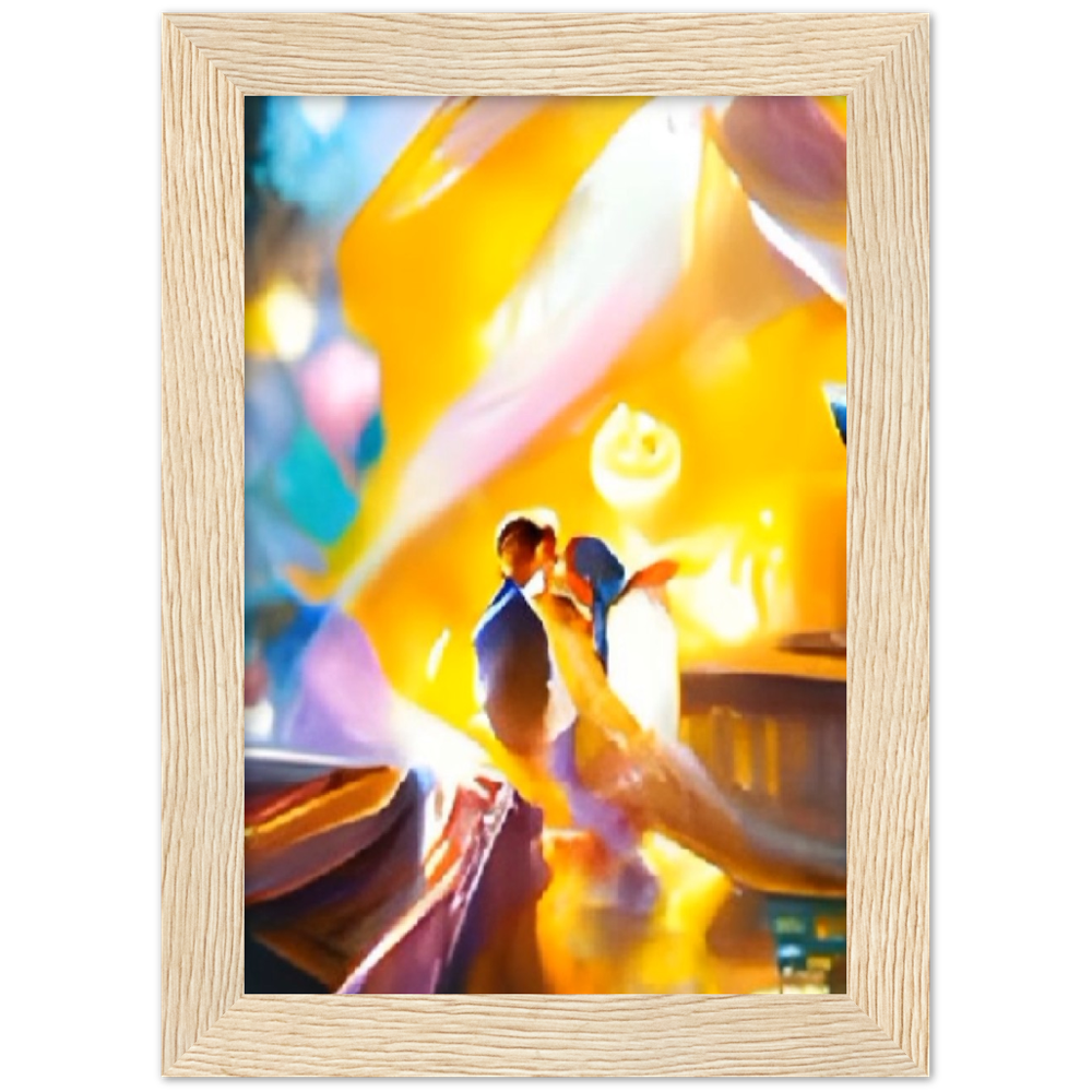 First Dance Premium Matte Paper Wooden Framed Poster