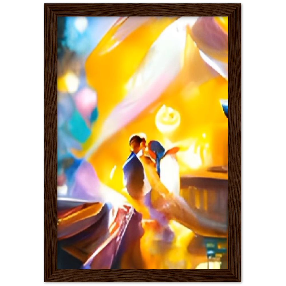 First Dance Premium Matte Paper Wooden Framed Poster