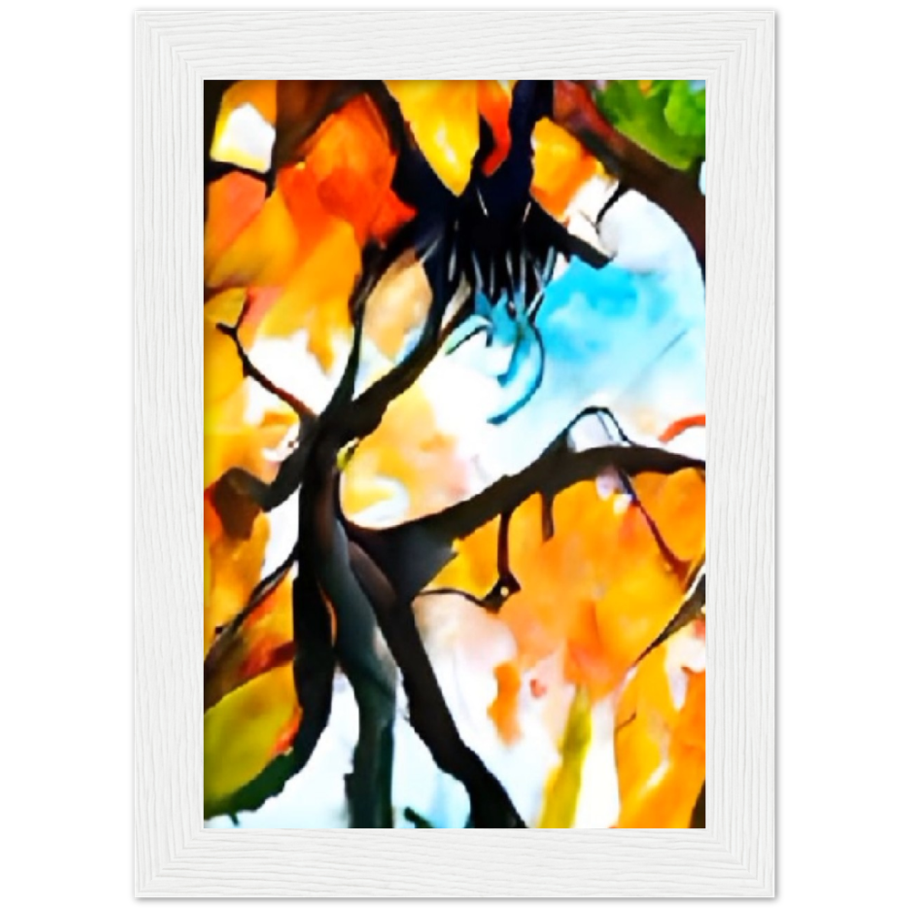 Autumn Premium Matte Paper Wooden Framed Poster