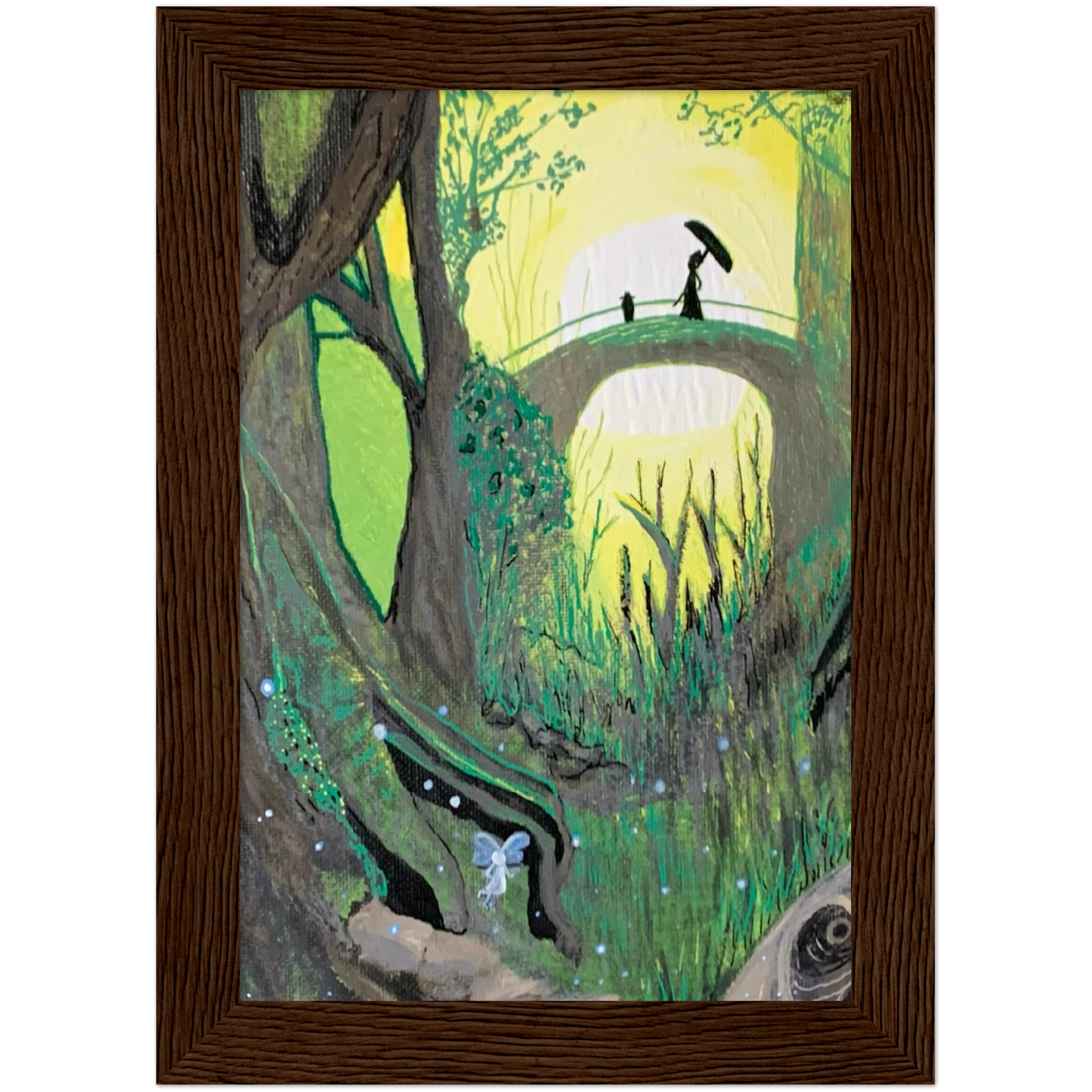 Stroll Premium Matte Paper Wooden Framed Poster