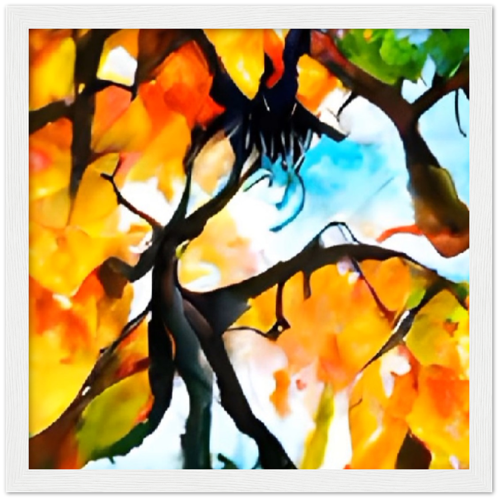 Autumn Premium Matte Paper Wooden Framed Poster