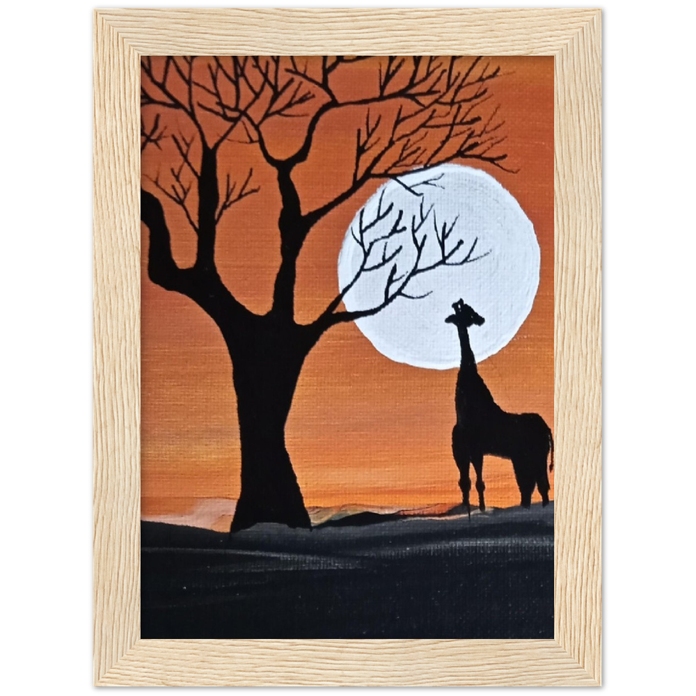 Dusk Premium Matte Paper Wooden Framed Poster