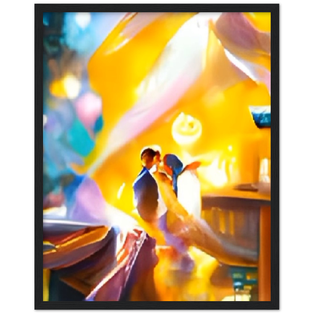 First Dance Premium Matte Paper Wooden Framed Poster