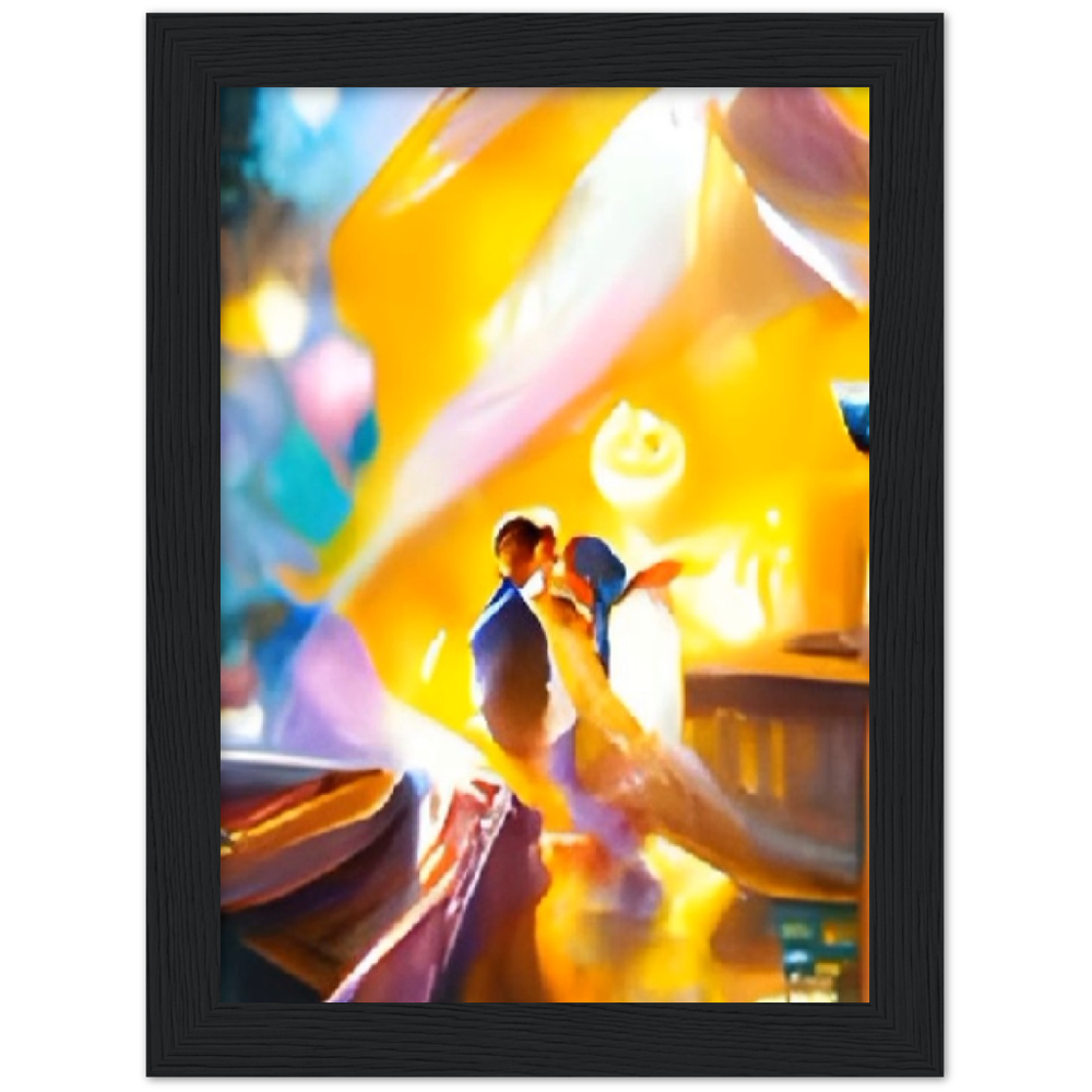 First Dance Premium Matte Paper Wooden Framed Poster