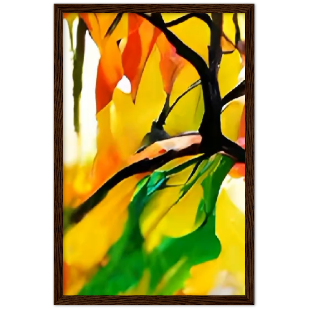 Autumn Day Premium Matte Paper Wooden Framed Poster