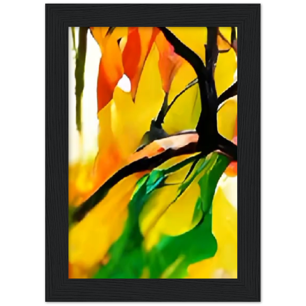 Autumn Day Premium Matte Paper Wooden Framed Poster