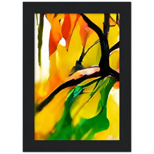 Autumn Day Premium Matte Paper Wooden Framed Poster