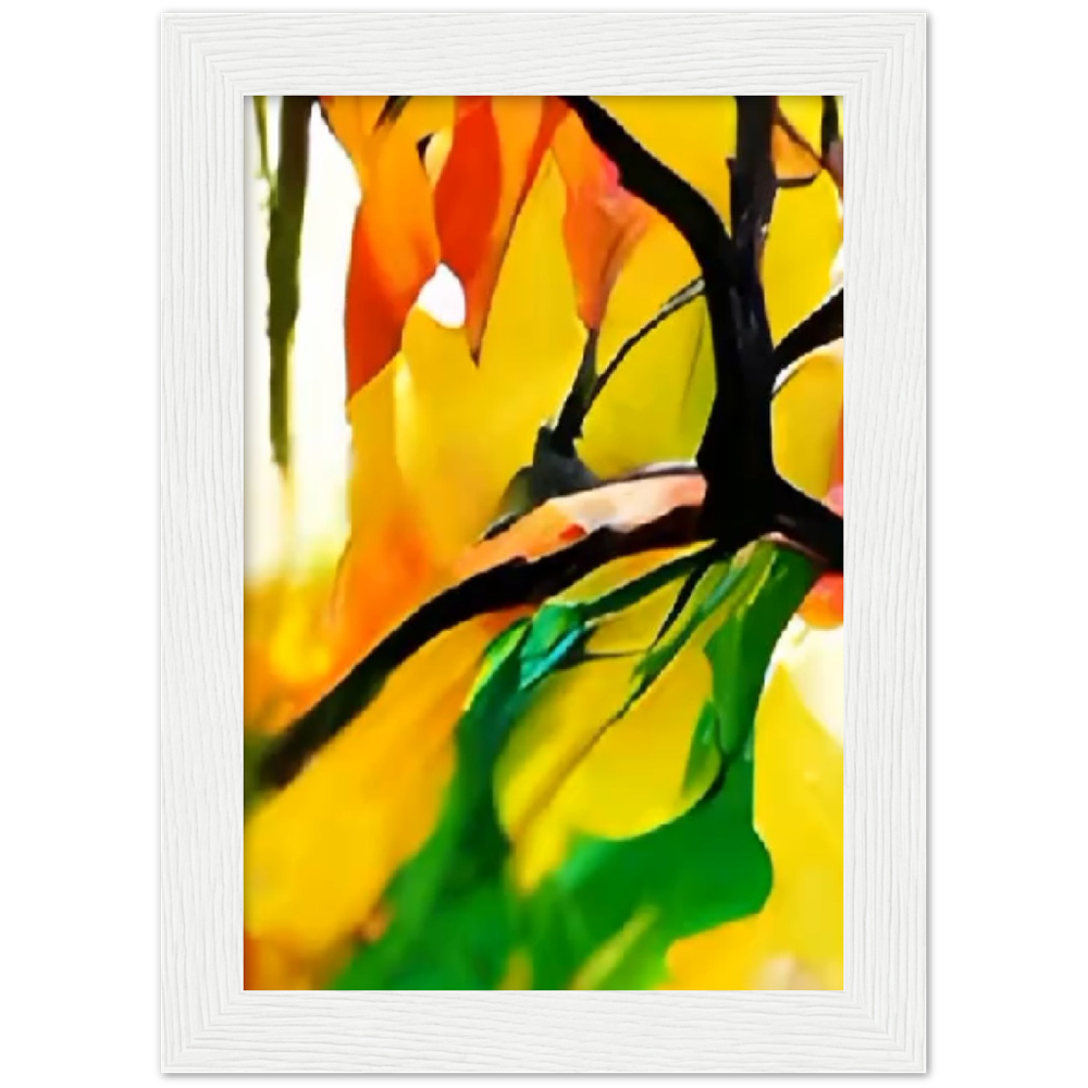 Autumn Day Premium Matte Paper Wooden Framed Poster