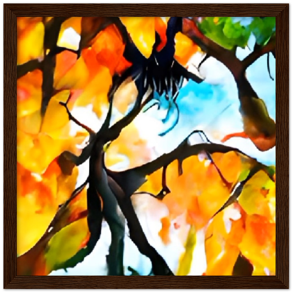 Autumn Premium Matte Paper Wooden Framed Poster