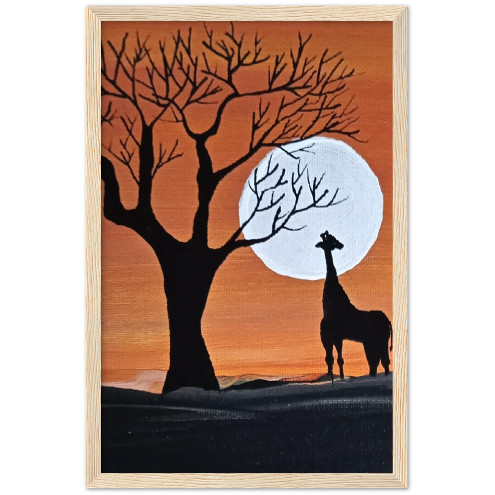 Dusk Premium Matte Paper Wooden Framed Poster