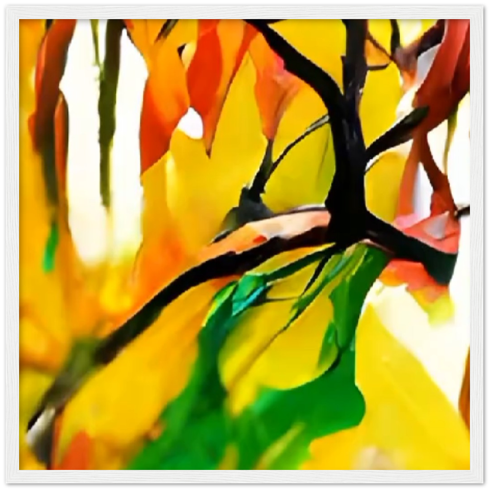 Autumn Day Premium Matte Paper Wooden Framed Poster