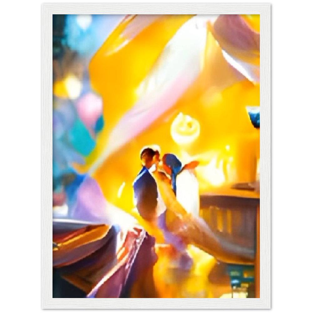 First Dance Premium Matte Paper Wooden Framed Poster