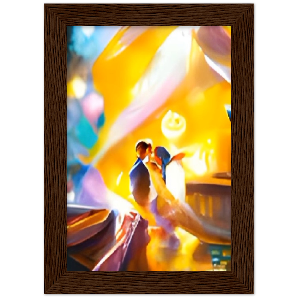 First Dance Premium Matte Paper Wooden Framed Poster