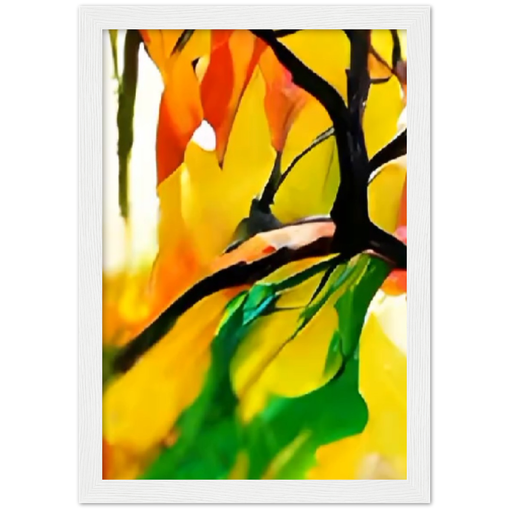 Autumn Day Premium Matte Paper Wooden Framed Poster