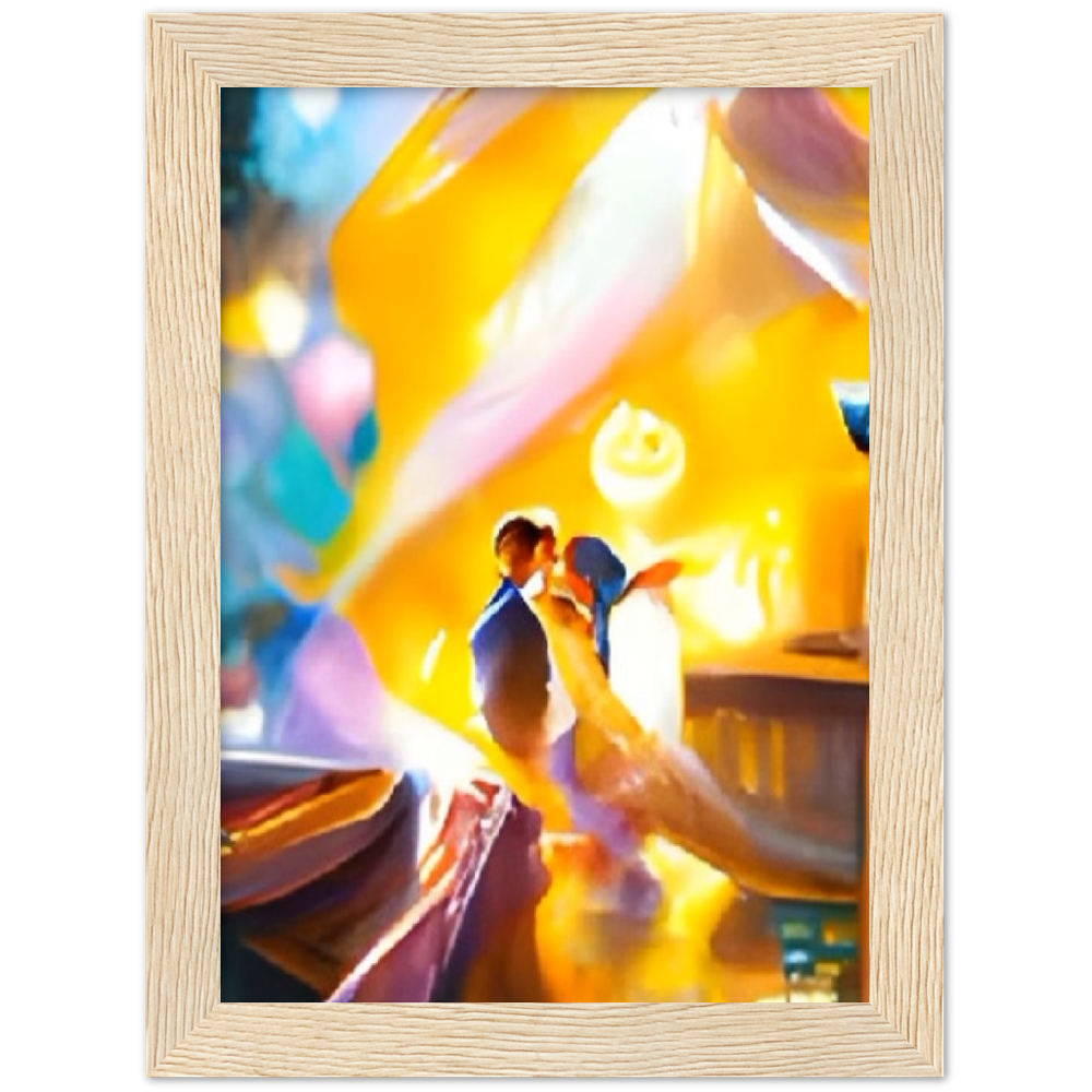 First Dance Premium Matte Paper Wooden Framed Poster